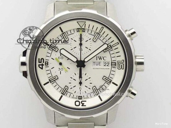 MIROTIME 0425 Aquatimer Chrono SS RSF 1:1 Best Edition Black Dial on Black Rubber Strap A EyeCatching 7073